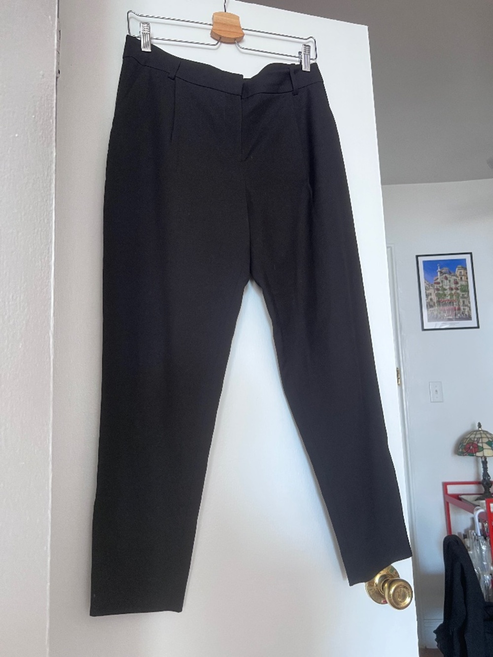& Other Stories Black Trousers Ankle Zippers